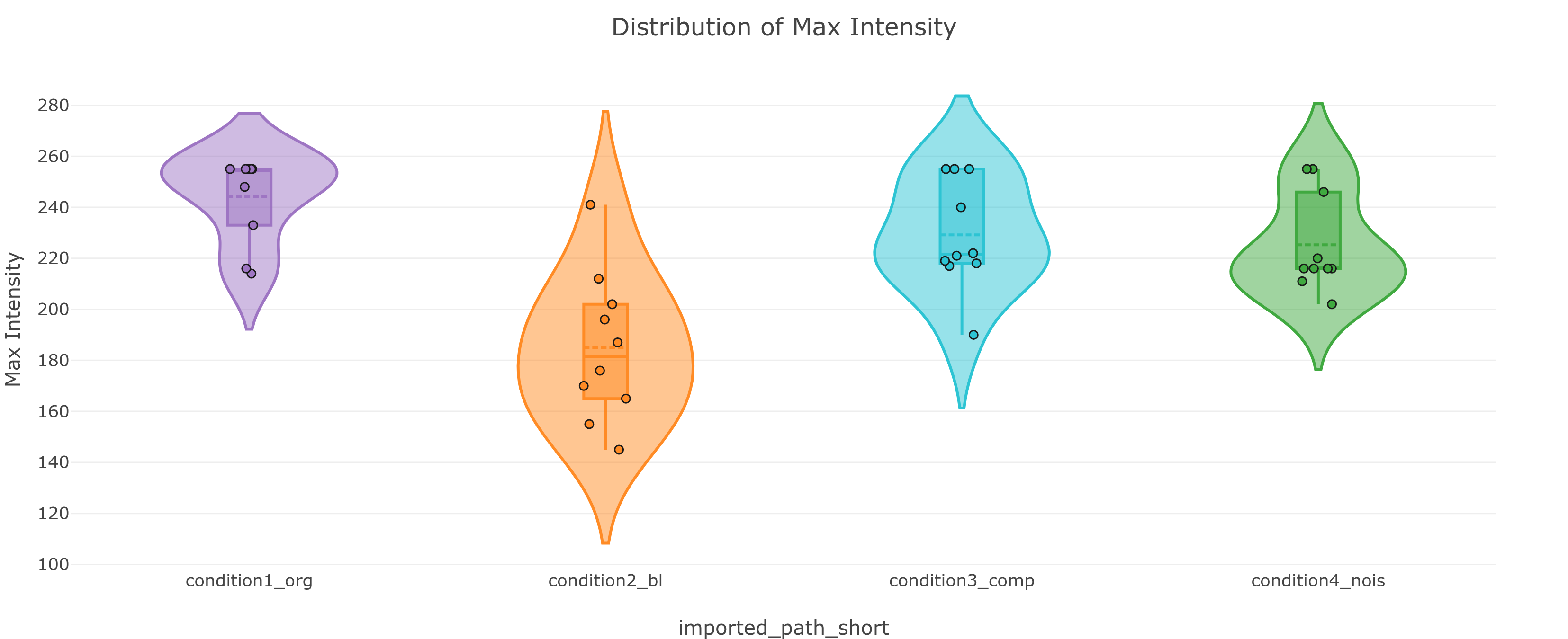 Max Intensity violin